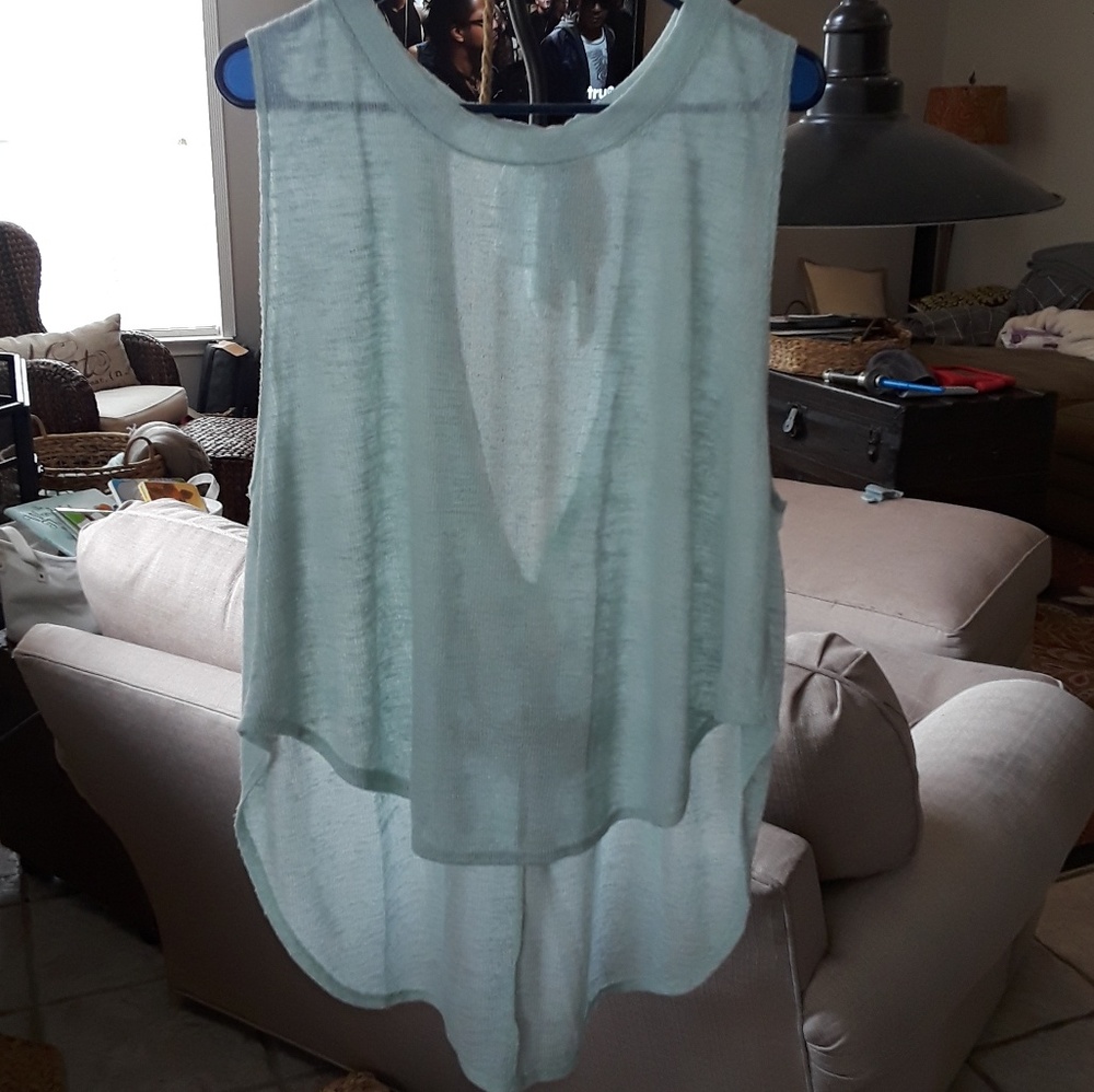 Sheer Mint Top